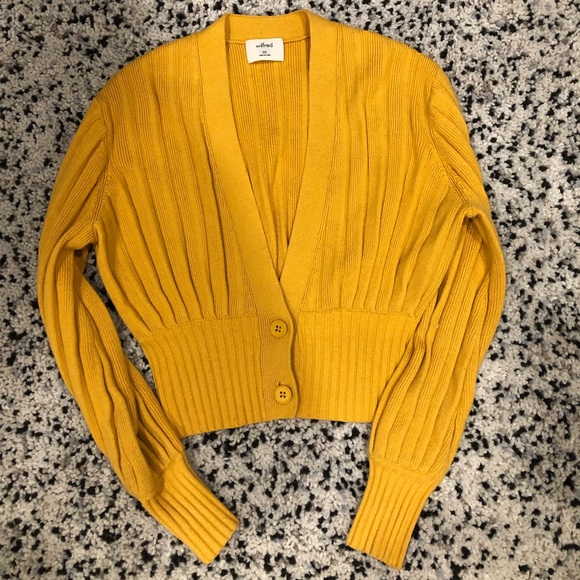 Aritzia Wilfred Thais Plunge Front Cardigan - Picture 2 of 4
